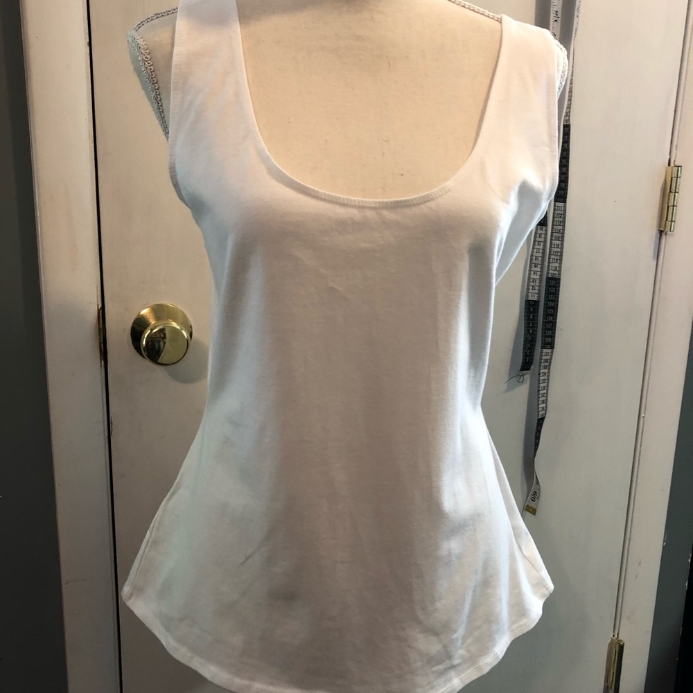 Boston proper, proper white tank top size L